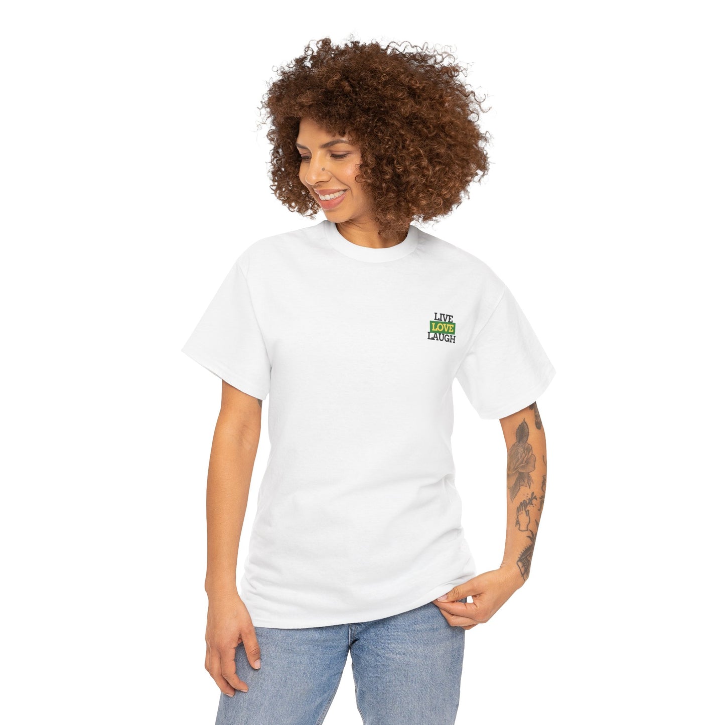 Unisex Heavy Cotton Tee - Let's Laugh Together