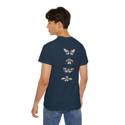 Vintage Moth Graphic Tee, Unisex Cotton T-Shirt