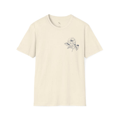 Floral Print Unisex T-Shirt | Softstyle Tee | Casual Wear | Gift for Plant Lovers | Spring Fashion