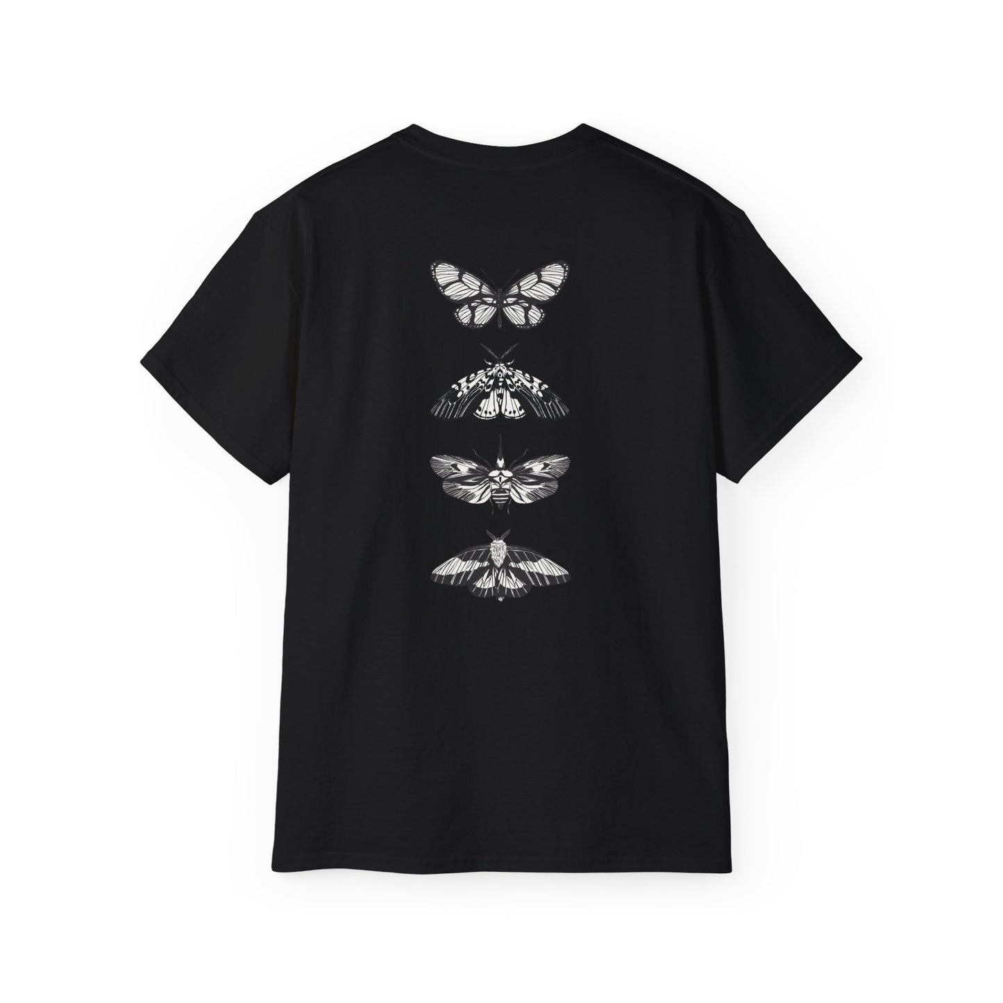Vintage Moth Graphic Tee, Unisex Cotton T-Shirt