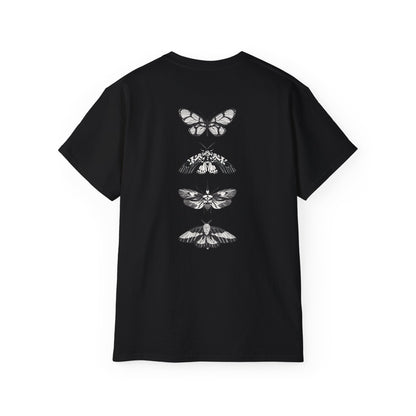 Vintage Moth Graphic Tee, Unisex Cotton T-Shirt