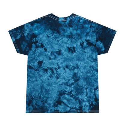 Tie-Dye Crystal Tee - Boho Chic Summer Vibe, Perfect for Festivals, Beach Days, Casual Outings, Eco-Friendly Fashion, Unisex Comfort