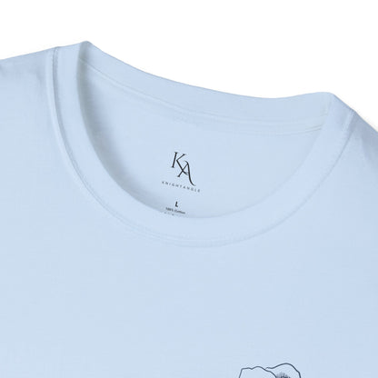 Floral Print Unisex T-Shirt | Softstyle Tee | Casual Wear | Gift for Plant Lovers | Spring Fashion