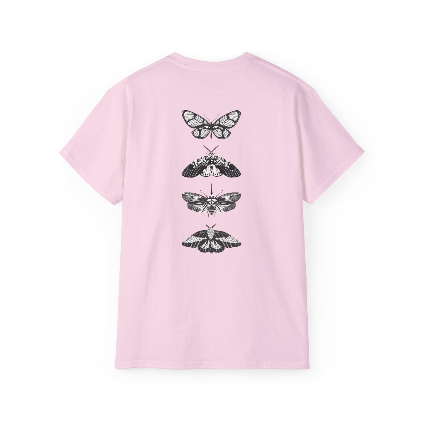 Vintage Moth Graphic Tee, Unisex Cotton T-Shirt
