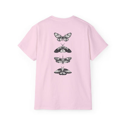 Vintage Moth Graphic Tee, Unisex Cotton T-Shirt