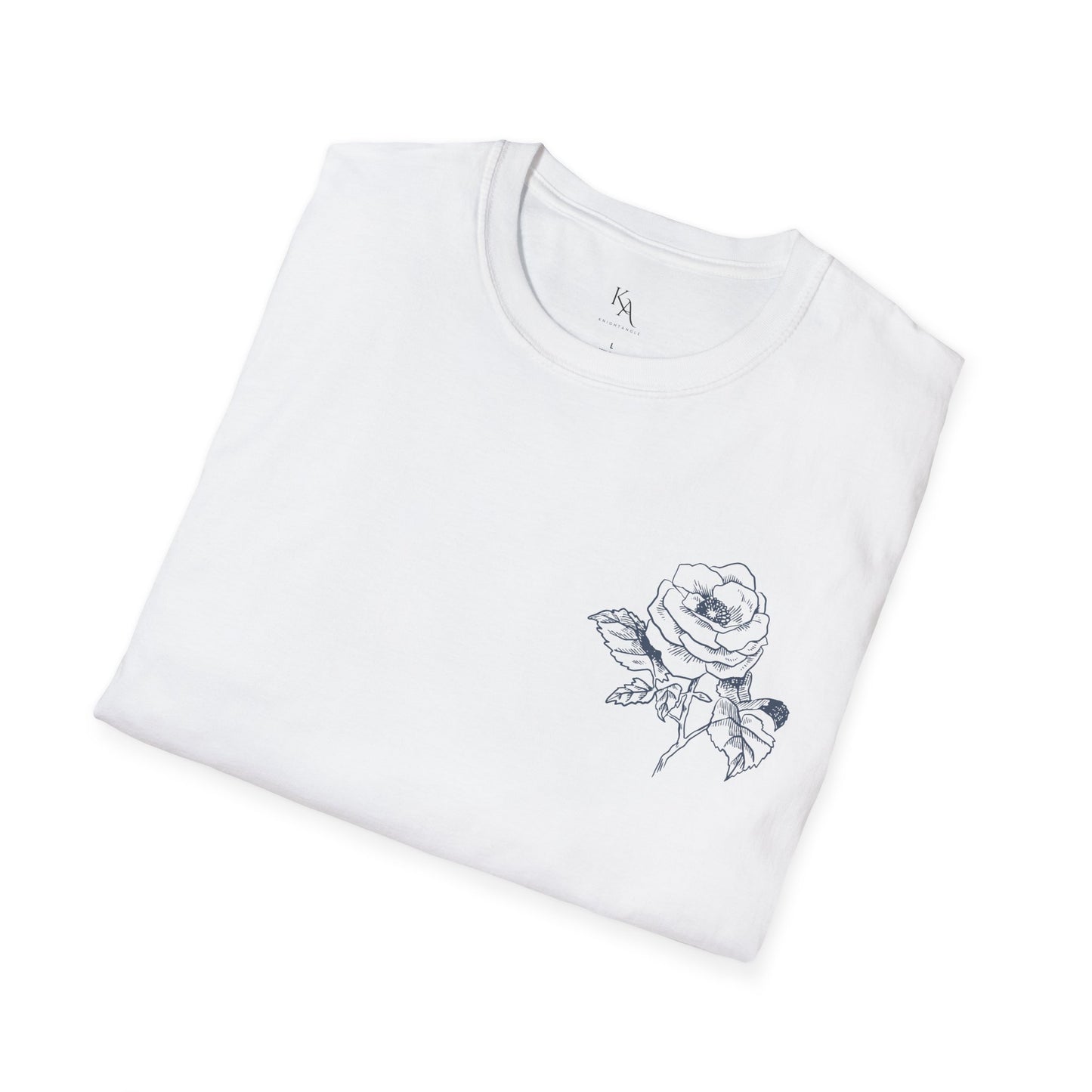 Floral Print Unisex T-Shirt | Softstyle Tee | Casual Wear | Gift for Plant Lovers | Spring Fashion