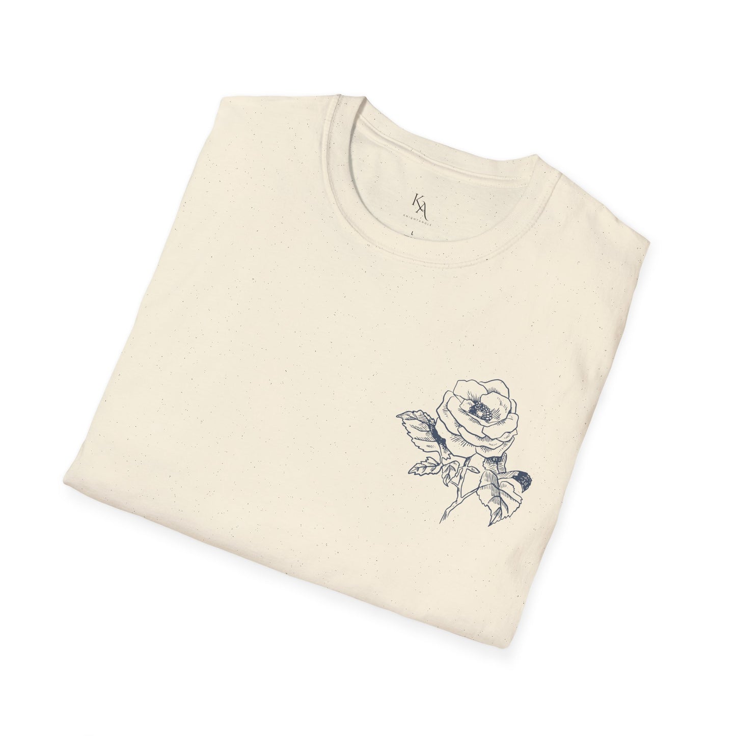 Floral Print Unisex T-Shirt | Softstyle Tee | Casual Wear | Gift for Plant Lovers | Spring Fashion