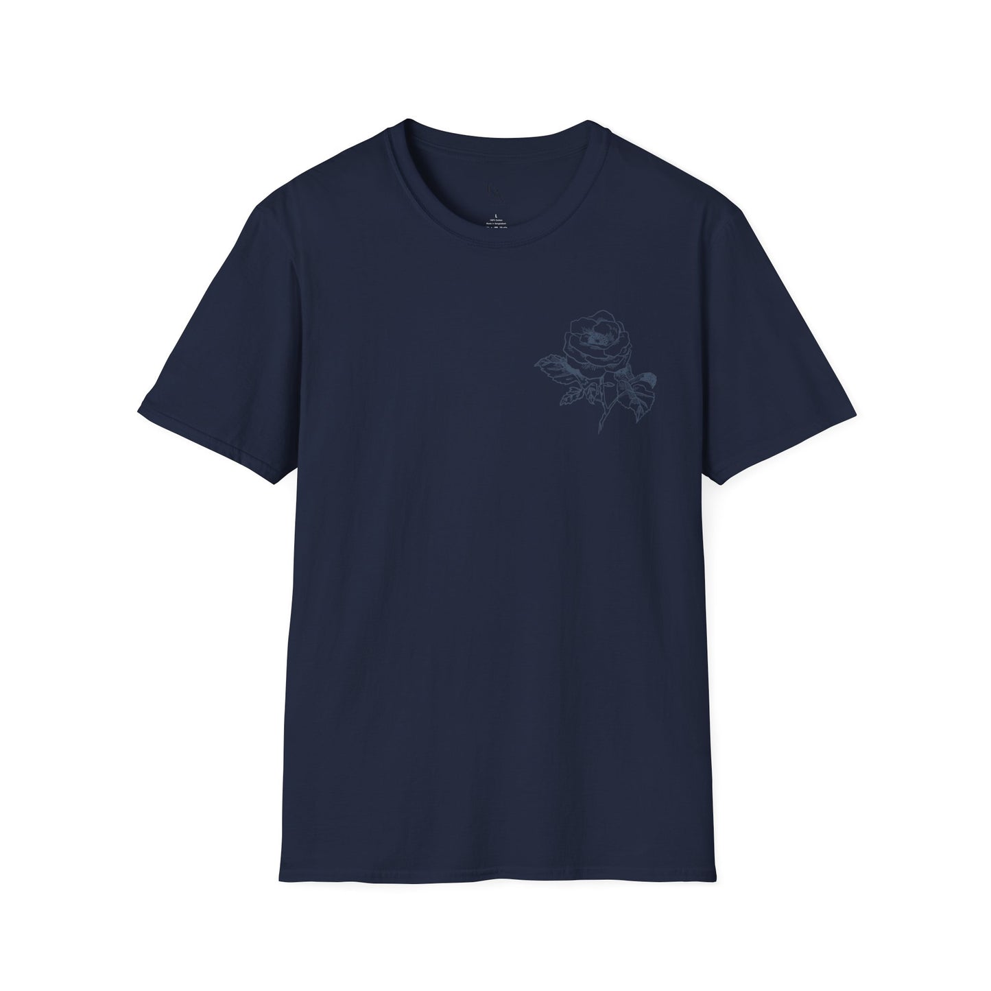 Floral Print Unisex T-Shirt | Softstyle Tee | Casual Wear | Gift for Plant Lovers | Spring Fashion