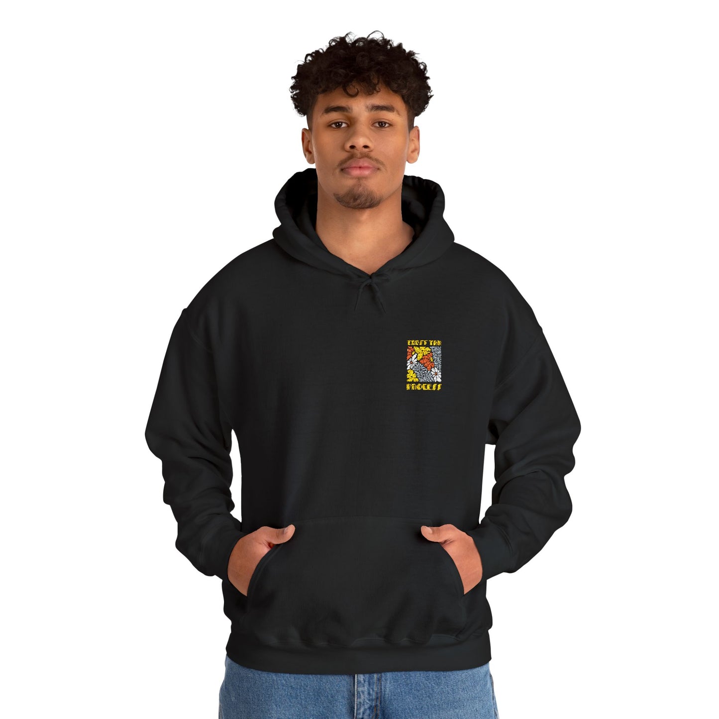 Trust The Process Embroidery Design - Hooded Sweatshirt